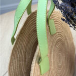 St Tropez Luxe Leather & Raffia Round Basket Bag – Crossbody