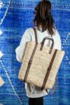 Marrakech Backpack – Moroccan Doum Palm Leaf Backpack