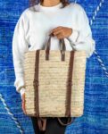 Marrakech Backpack – Moroccan Doum Palm Leaf Backpack