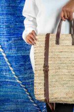 Marrakech Backpack – Moroccan Doum Palm Leaf Backpack