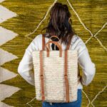 Marrakech Backpack – Moroccan Doum Palm Leaf Backpack