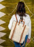 Marrakech Backpack – Moroccan Doum Palm Leaf Backpack