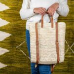 Marrakech Backpack – Moroccan Doum Palm Leaf Backpack