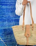 Wicker Locked Bag – Handmade Moroccan Straw Bag with Leather