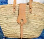 Wicker Locked Bag – Handmade Moroccan Straw Bag with Leather