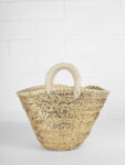 Mini Sequin Baskets – Handwoven Palm Leaf Basket with Colorful Sequins