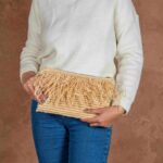 Raffia Fringe Clutch – Handmade Bohemian Clutch Bag