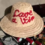 Customisable Straw Hat – Handwoven Summer Hat with Personalised Text