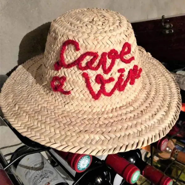 Customisable Straw Hat – Handwoven Summer Hat with Personalised Text