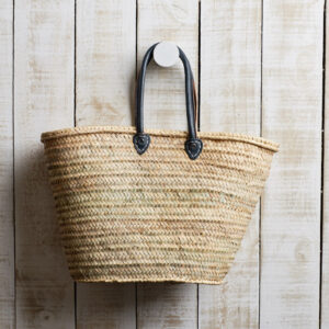 Venecian Market Basket – Deluxe Handmade Palm Leaf Basket