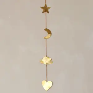 Moroccan Copper Garland – Handmade Decorative String Light with Artisanal Detailing