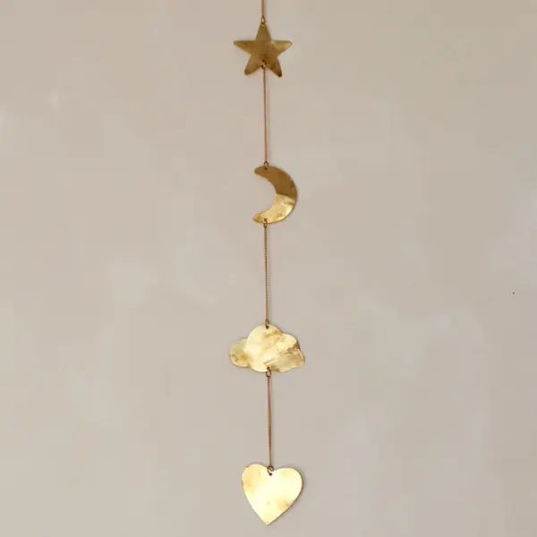 Moroccan Copper Garland – Handmade Decorative String Light with Artisanal Detailing