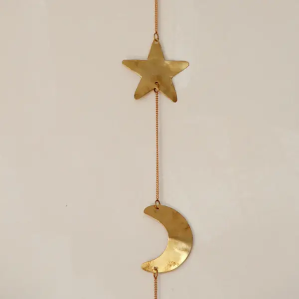 Moroccan Copper Garland – Handmade Decorative String Light with Artisanal Detailing