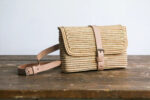Woven Belt Bag – Handmade Moroccan Fanny Pack & Crossbody Purse with Leather Strap
