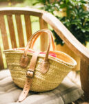 Crossbody Tiny Purse Market Basket with Buckle – Mini Handwoven Bag with Dual Carry Options