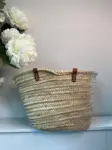 Silver Sequin Star Basket – Handmade Palm Leaf Bag