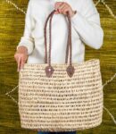 Rivers Basket – Handmade Moroccan Straw Basket