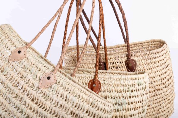 Rivers Basket – Handmade Moroccan Straw Basket