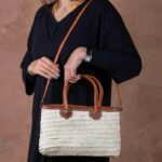 Marrakech Zipper Bag – Handmade Palm Leaf Rectangle Bag