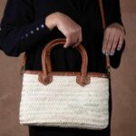 Marrakech Zipper Bag – Handmade Palm Leaf Rectangle Bag