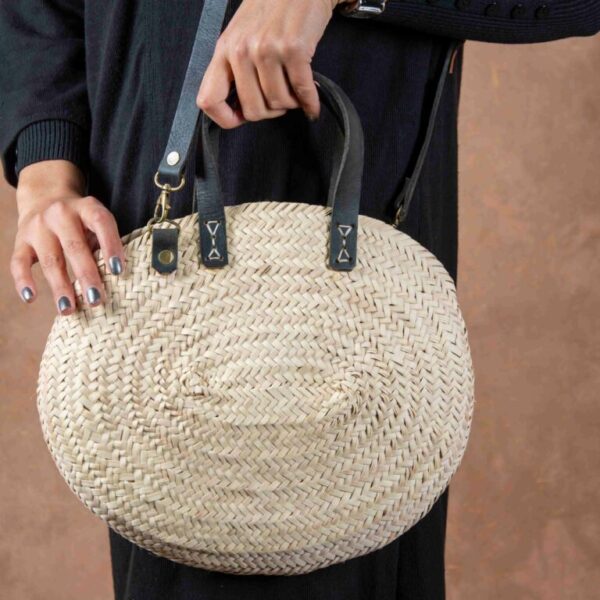 Marrakech Palm Leaf Hand Strap Bag – Slim Artisan Basket