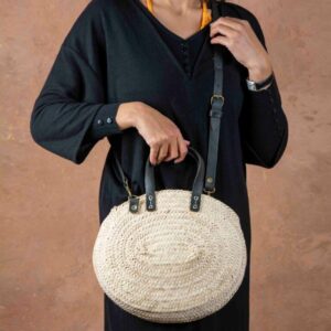 Marrakech Palm Leaf Hand Strap Bag – Slim Artisan Basket