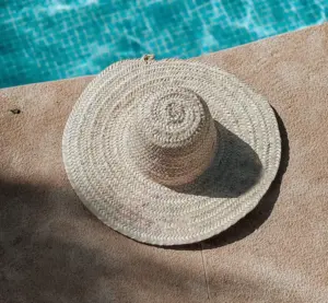 Medina Straw Hat – Handwoven Moroccan Palm Leaf Hat For Ever