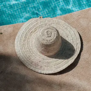Medina Straw Hat – Handwoven Moroccan Palm Leaf Hat For Ever