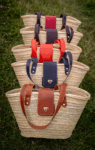 Luxury Personalized Wicker Tote Bag – Handcrafted Leather