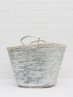 Sequins Palm Basket – Handmade Glam Basket with Gold or Silver Sequins