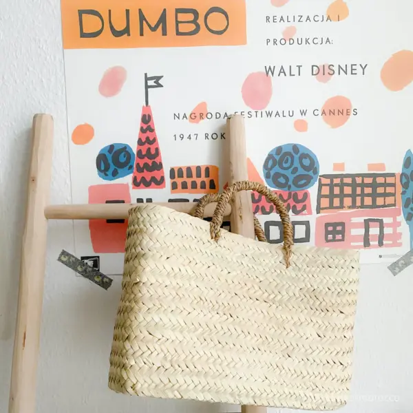 Rectangle Palm Leaf Bag – Handmade Moroccan A5 Basket