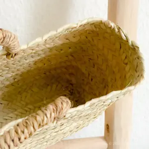 Rectangle Palm Leaf Bag – Handmade Moroccan A5 Basket