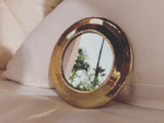 Set of 6 Mini Moroccan Wall Mirrors – Handcrafted Brass Drop & Oval Shapes (Gold Finish)