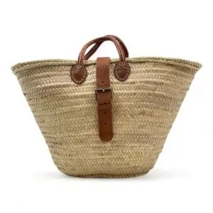 Palm Bag with Buckle Closure – Versatile Handwoven Tote for Beach & Everyday Use