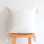 Pom Pom Cushion Cover – 100% Cotton Decorative Pillow