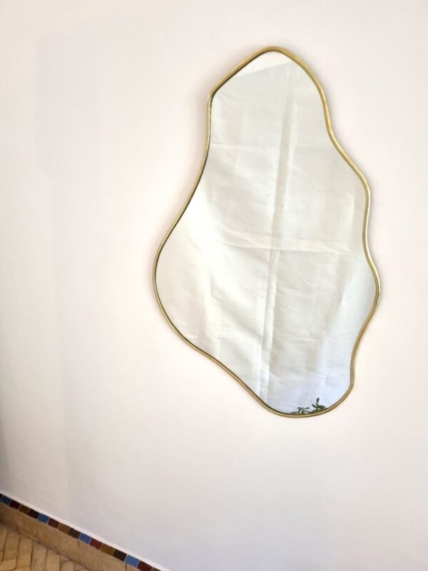 Brass Wall Mirror – Handmade Moroccan Mirror For Boho Chic Decor