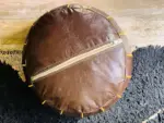 Outdoor Leather Pouf Ottoman – Weather-Resistant Leather Seating for Patio or Garden
