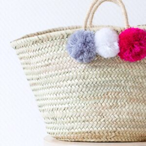 Straw Market Bag – Handmade Palm Leaf Tote with Artisanal Character
