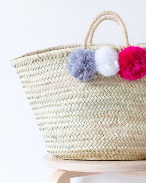 Straw Market Bag – Handmade Palm Leaf Tote with Artisanal Character