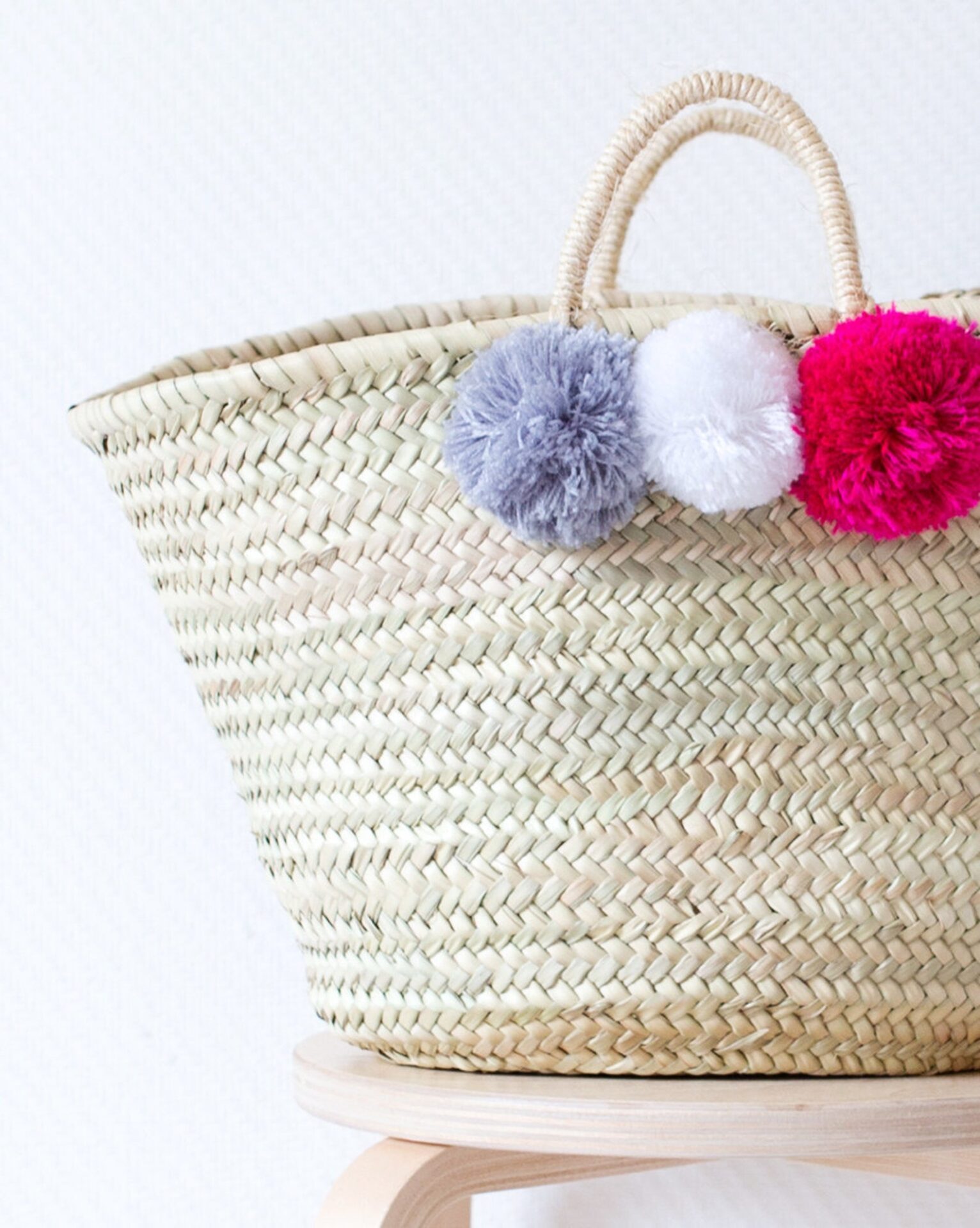 Straw Market Bag – Handmade Palm Leaf Tote with Artisanal Character