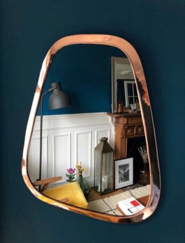 Moroccan Brass Octo Mirror – Handmade Octagonal Wall Mirror