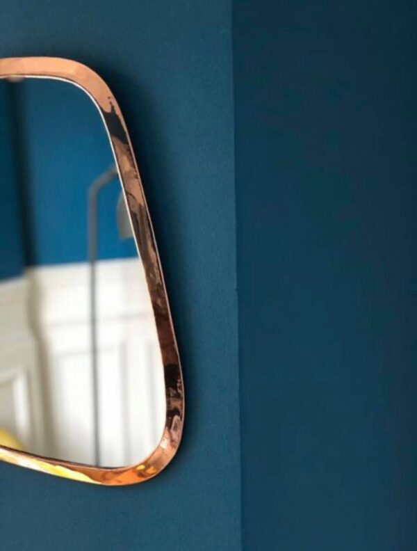 Moroccan Brass Octo Mirror – Handmade Octagonal Wall Mirror