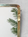 Vintage Moroccan Brass Mirror – Handmade Wall Mirror in Gold