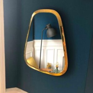 Moroccan Brass Octo Mirror – Handmade Octagonal Wall Mirror