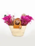 Tan Raffia French Shopper – Round Handle Tote Handmade