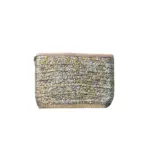 Straw Clutch with Gold and Silver Sequins – Handcrafted Moroco