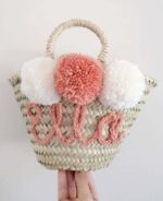 👜 Personalized Straw Bag – Custom Bridesmaid Gift for Bachelorette Parties & Beach Weddings