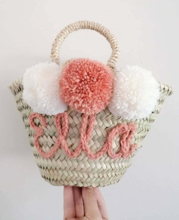 👜 Personalized Straw Bag – Custom Bridesmaid Gift for Bachelorette Parties & Beach Weddings