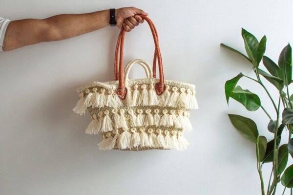 👜 Handwoven Moroccan Straw Bags – Eco-Friendly Artisan Tote