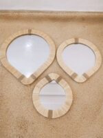 🪞Handmade Moroccan Raffia Mirrors – Natural Boho Wall Decor